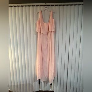 Chiffon floor length gown